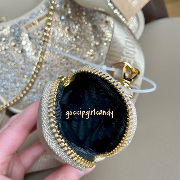 Steve Madden Tan Btamela Rhinestone Crossbody Handbag - Picture 10 of 12